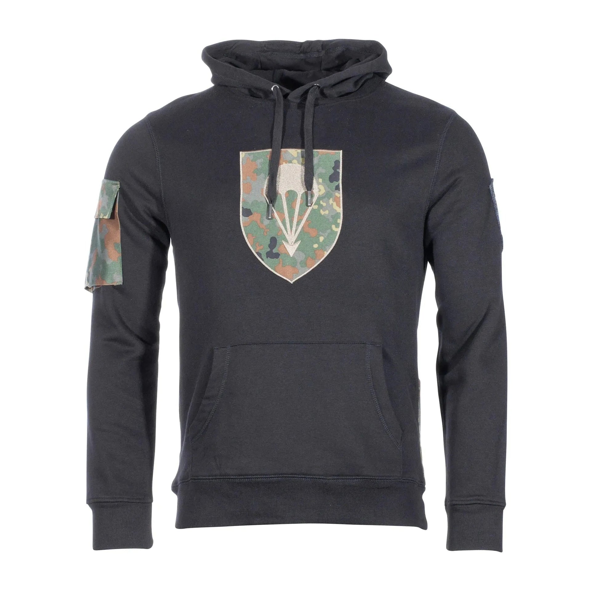 Hoodie BW Fallschirm