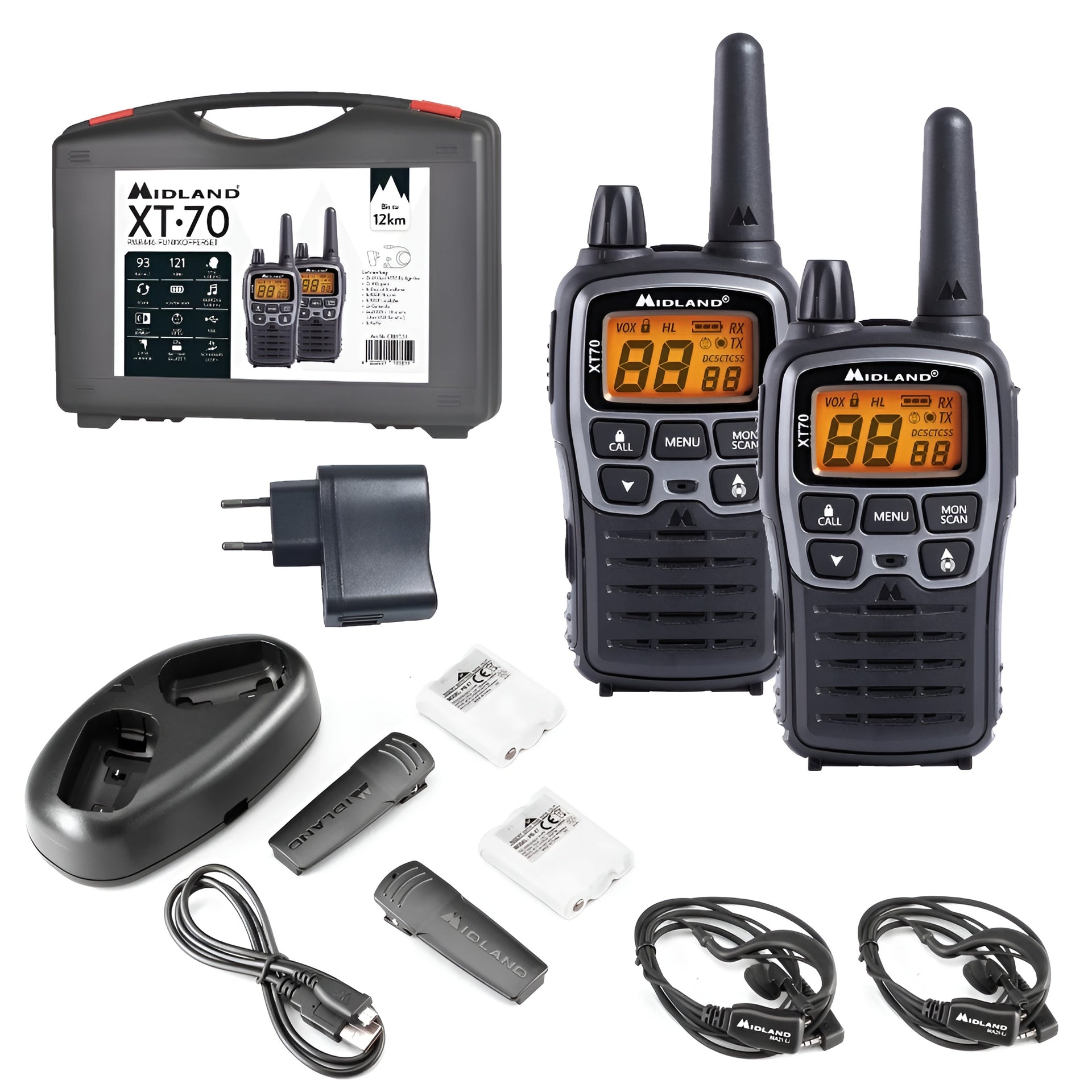 Set custodia radio Midland XT70 Adventure