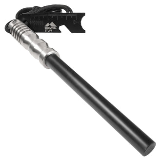 Feuerstahl Discovery schwarz silberfarben