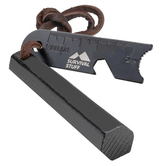 Feuerstahl HEXA klein schwarz