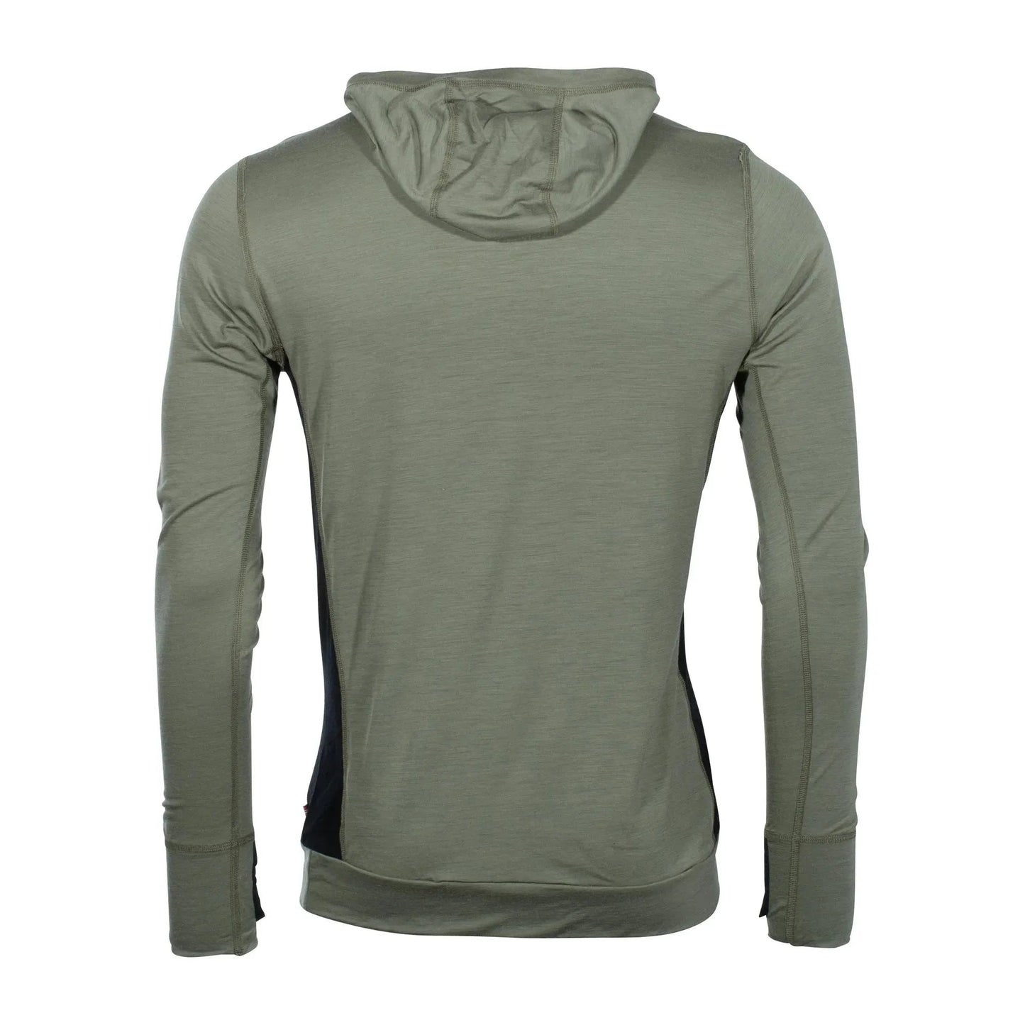 aclima-hoodie-lightwool-ranger-green-jet-black-ansicht-2