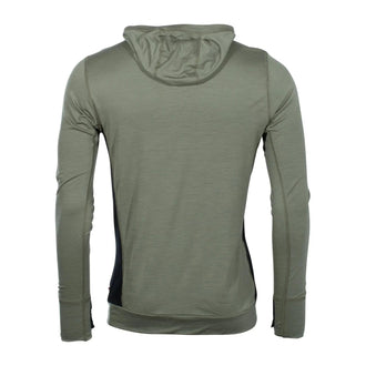 Hoodie LightWool ranger green jet black