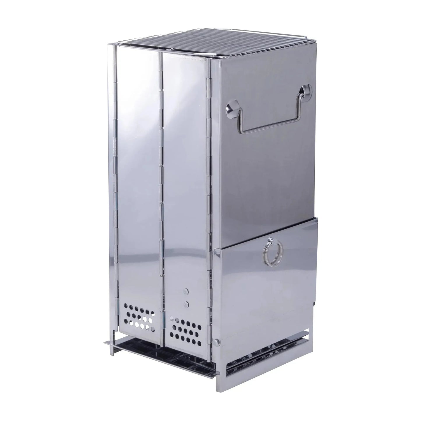 fox-outdoor-raketenofen-gross-silberfarben-ansicht-3