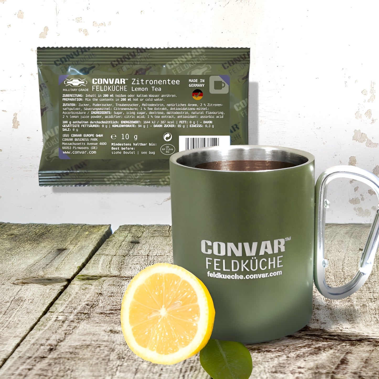 Cocina de campaña Té al limón