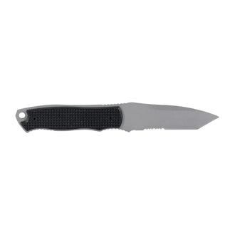 Neck Knife Slim schwarz silberfarben