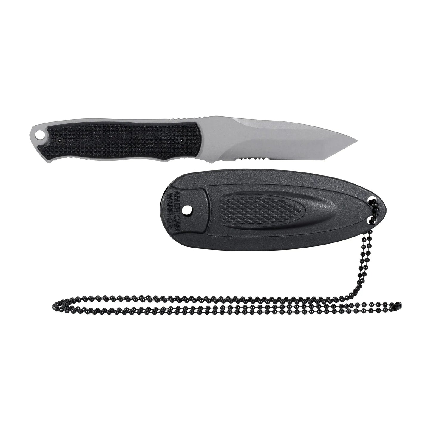 kh-security-neck-knife-slim-schwarz-silberfarben-ansicht-4