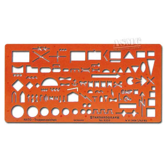 Plantilla de señalización de tropas de la OTAN