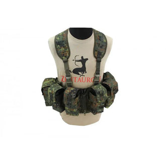 Chest Rig Nonmodular Split Front flecktarn