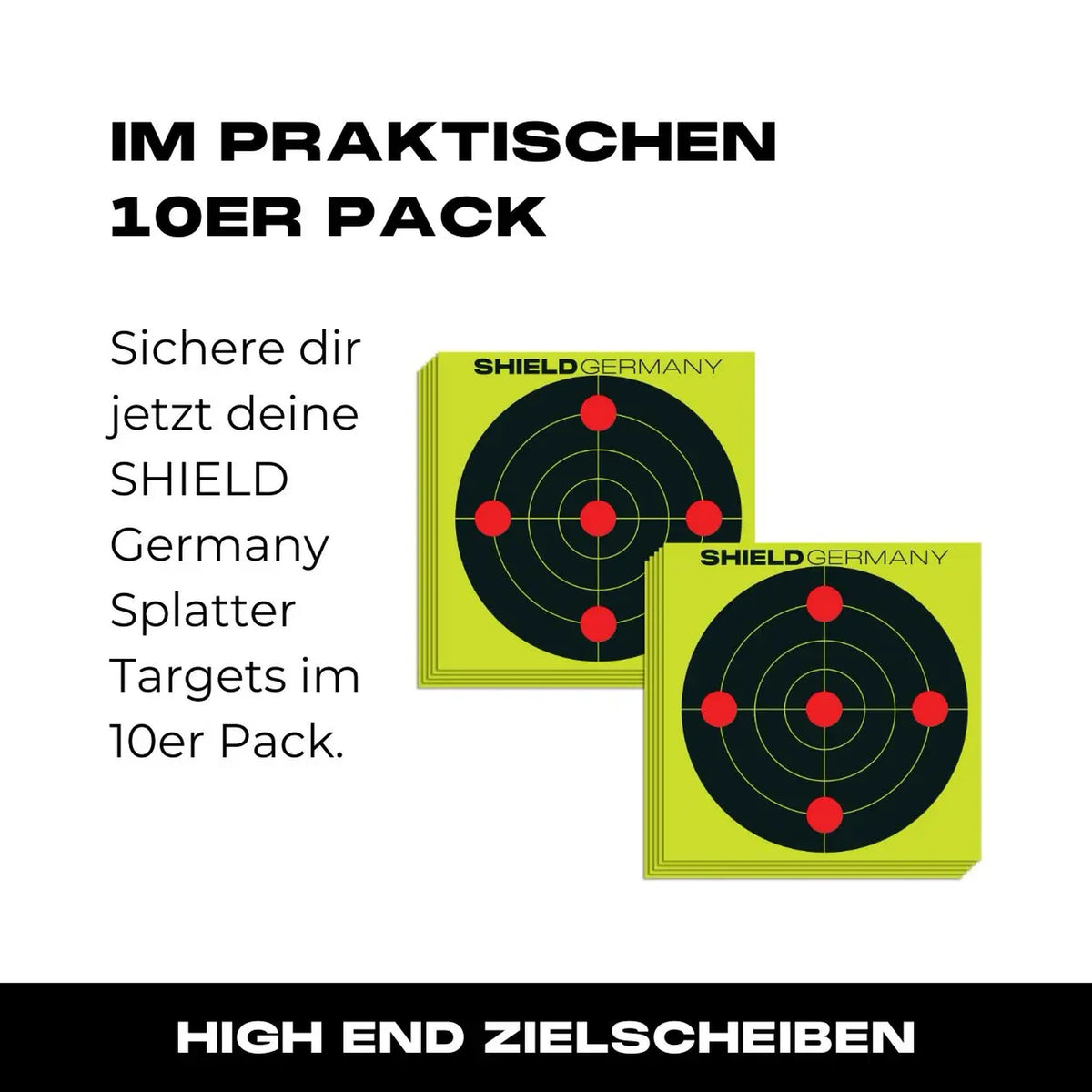 SHIELD Splatter Targets 10-Pack 30x30cm - 07